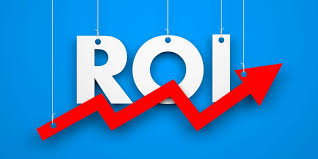 letters roi is hanging in a blue background